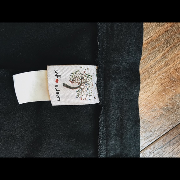 Faux Suede Button Down Skirt - Picture 3 of 4